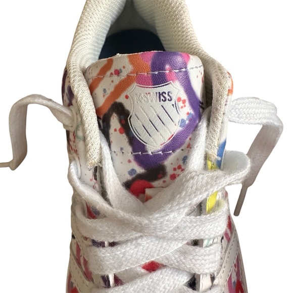K-Swiss Colorful Graffiti Heart Girls Sneakers size 3 - Picture 7 of 8